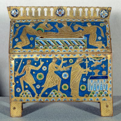Object of Art: Enamel Hunting, Gold and Copper by Saint Thomas Becket by Unknown artist