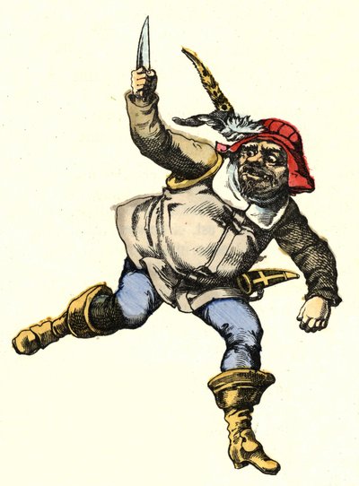 Ogre. Illustration of the tale 