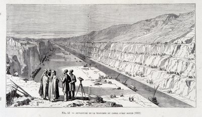 Opening of the Trench of the Freshwater Canal of the Suez Canal by Unknown artist