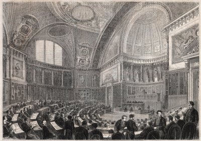 Opening of the Session of the Senate and Admission of General Charles Cousin Montauban, Viscount de la Gueronniere et de Forcade, December 2 by Unknown artist