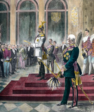 Opening Speech of the Reichstag by William II on May 6 by Unknown artist