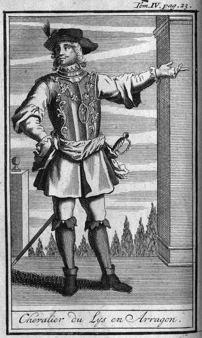 Orders of Chivalry. Knight of the Order of Lily in Aragon in the 15th century. In 