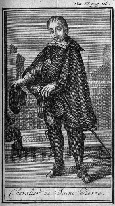 Orders of Knight. Knight of St. Peter (San Pietro) in Rome in the 15th century. In 