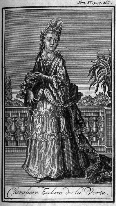 Orders of Knight. Chevaliere Escalave of Virtue in Austria in the 17th century. In 