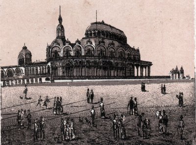 Ostend, Belgium: View of the Kursaal Digue (Casino). in “The World Illustrates 168 Views” Undated (late 19th century) by Unknown artist