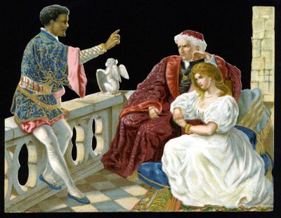 Othello, Desdemona and Iago in 