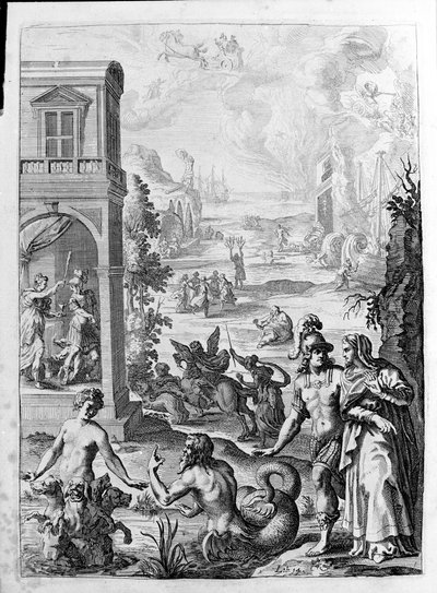 Ovid - illustration for book 15 - note by Thomas Farnaby by Unknown artist