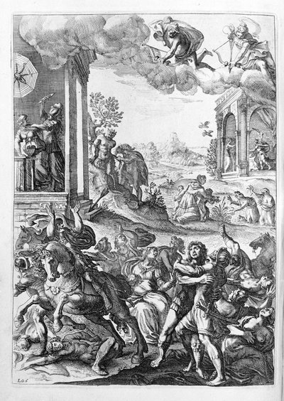 Illustration for Book 15 of Metamorphoses by Ovid, with notes by Thomas Farnaby by Unknown artist