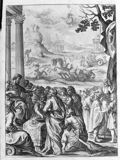 Illustration for Book 15 of Metamorphoses by Ovid, with notes by Thomas Farnaby by Unknown artist
