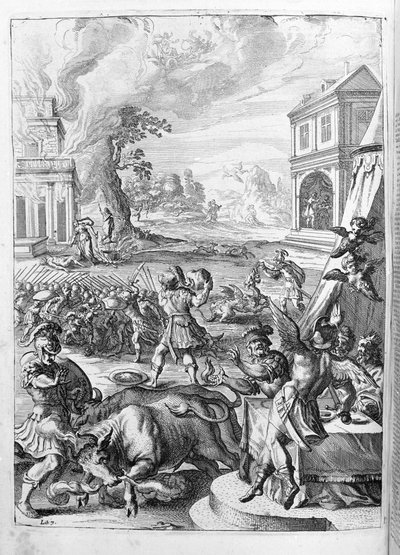 Ovid - illustration for book 15 - note by Thomas Farnaby by Unknown artist