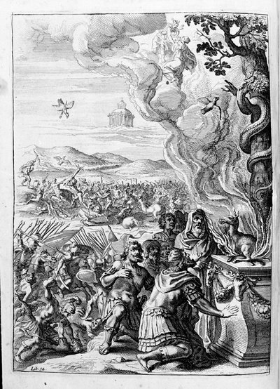 Ovid - illustration for book 15 - note by Thomas Farnaby by Unknown artist