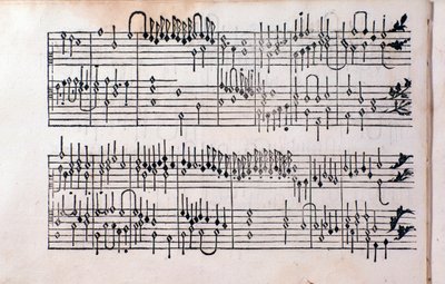 Page of Tablature, Book 1 by Unknown artist