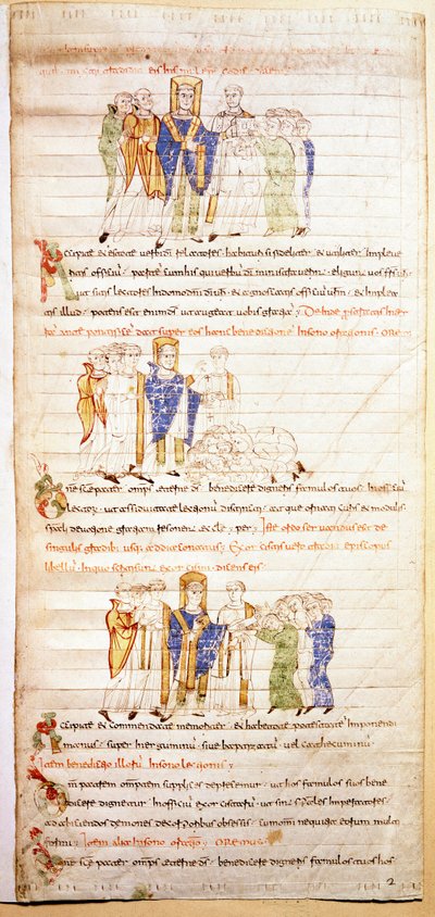 Page of an illuminated bible (Ms.723-Foglio 138v.) by Unknown artist