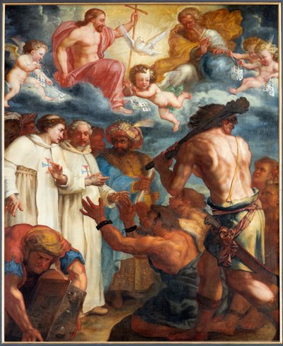 The Holy Trinity and the redemption of Christian slaves by the Trinitarians by Unknown artist
