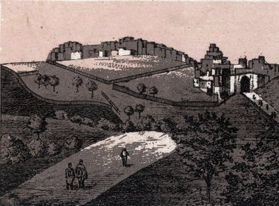 Palestine: view of the city of Bethlehem in 