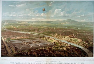 Panoramic View of the 1878 Universal Exhibition in Paris by Unknown artist