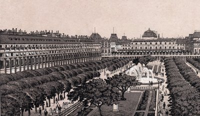 Paris, France: view of the Royal Palace. in 