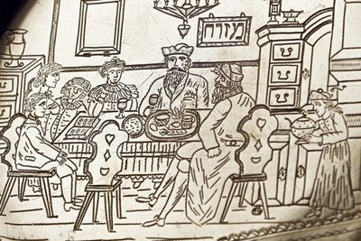 Passover Seder plate, 19th century by Unknown