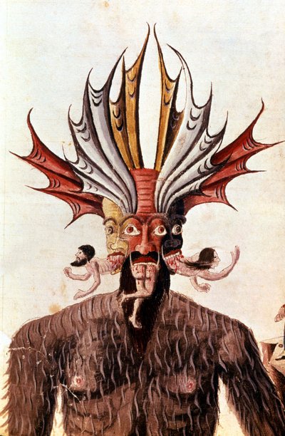 Performance of Lucifer (devil) in Dante