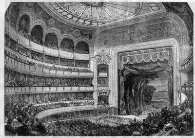Performance of an opera: 2nd act of 