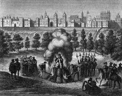 Persecutions of Protestants in England in the 16th Century by Unknown Artist