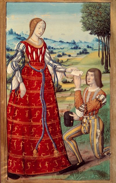 Phedre Tends a Letter to a Messenger by Unknown artist