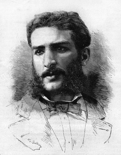 Pierre Savorgnan de Brazza (1852-1905), French explorer in 1882 by Unknown artist