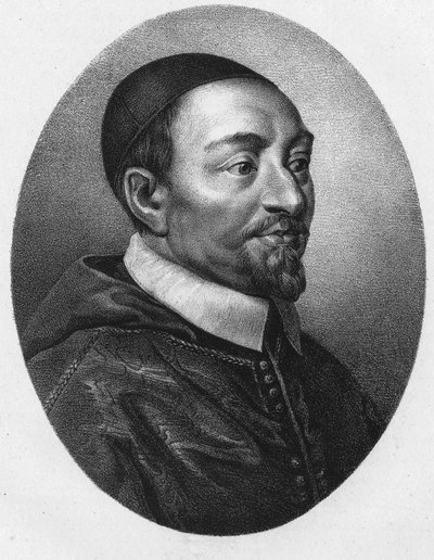 Pierre de Bérulle (1575-1629), French cardinal and spiritual writer by Unknown artist