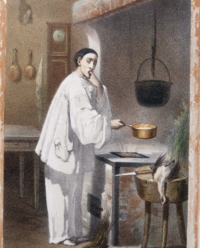 Pierrot Tastes Cooking - Late 19th Century by Unknown artist