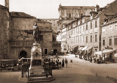 Place Gundulic in Ragusa by Unknown artist