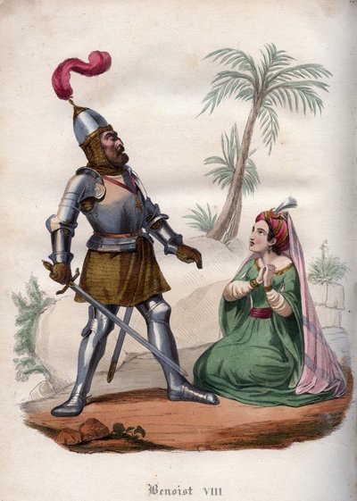 Pope Benedict VIII Defeats the Saracens by Unknown artist