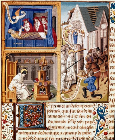 Pope Eugene III Died in 1153. Saint Bernard of Clairvaux by Unknown artist