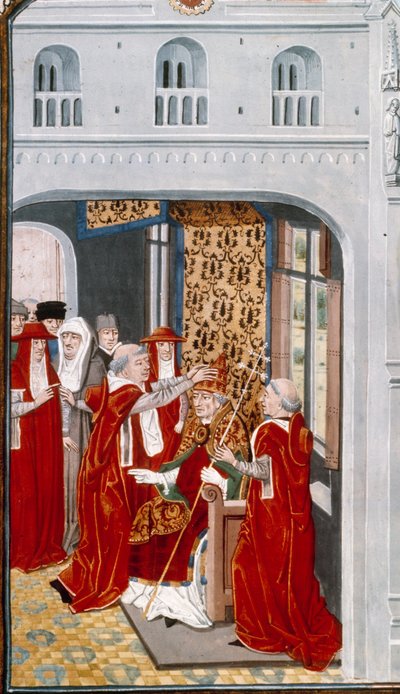 Pope Gregoire XI consecrated Avignon in 1370 by Unknown artist