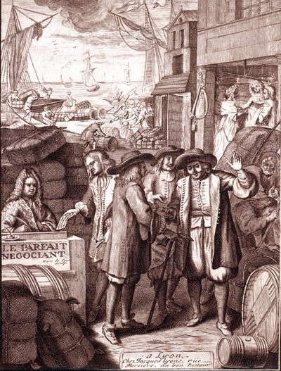 Port Merchants Talking to Each Other by Unknown artist