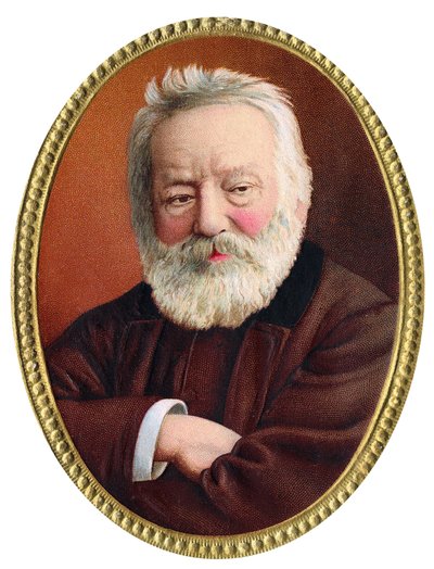 Portrait of French Writer Victor Hugo by Unknown artist