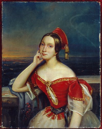Portrait of the Ballerina Marie Taglioni (1804-1884) by Unknown artist