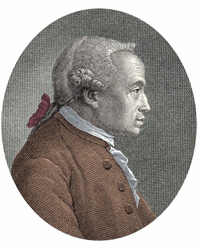 Portrait of Immanuel Kant (1724-1804) German philosopher by Unknown artist