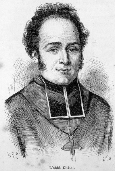 Portrait of Abbé Ferdinand François Chatel (1795-1857), Founder of the French Church at the Time of the July Revolution by Unknown artist