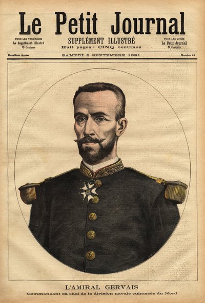 Portrait of Admiral Gervais by Unknown artist