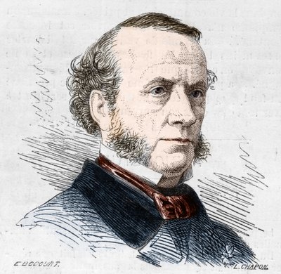 Portrait of Albert Grisar (1808-1869) Belgian composer. by Unknown artist