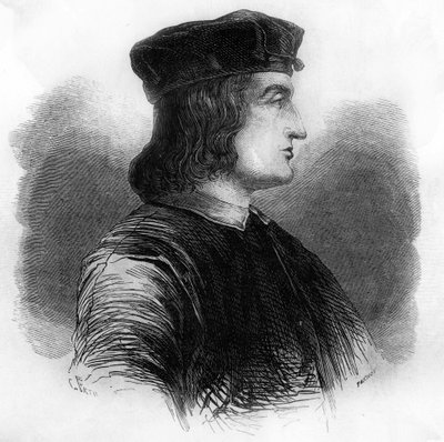 Portrait of Aldo Manuzio (Alde Manuce) (1449 - 1515). by Unknown artist