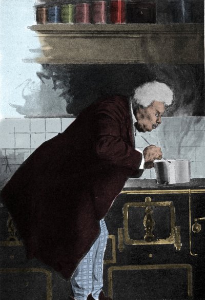 Portrait of Alexandre Dumas père in the furnaces by Unknown artist