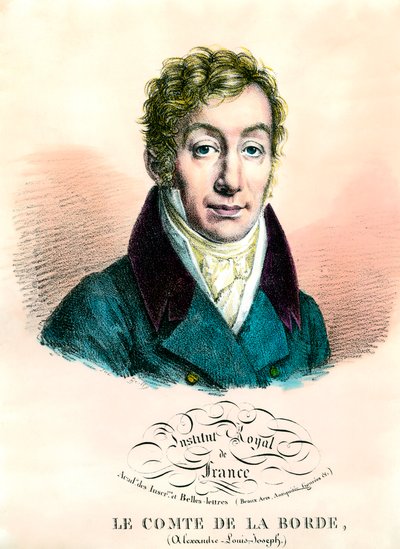 Portrait of Alexandre Louis Joseph, Count of Laborde by Unknown artist