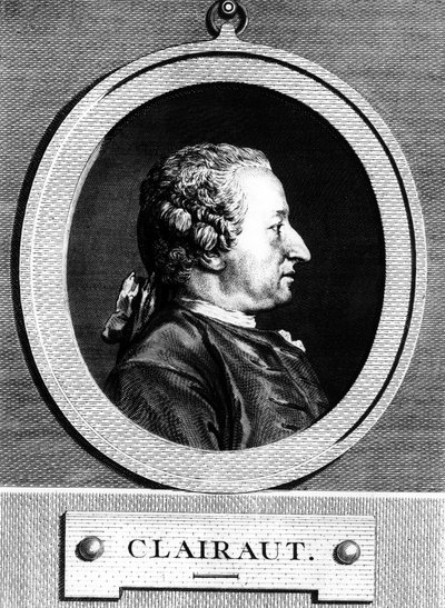 Portrait of Alexis Claude Clairaut (1713-1765), French mathematician. by Unknown artist