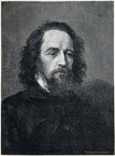 Portrait of Alfred, Lord Tennyson by Unknown artist