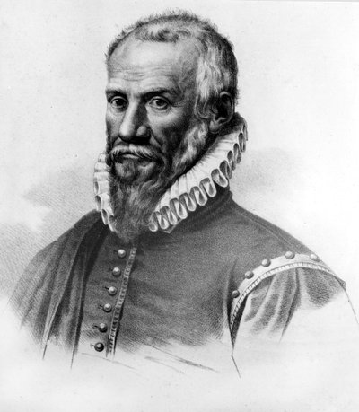 Portrait of Ambroise Paré (1509-1590), French surgeon by Unknown artist