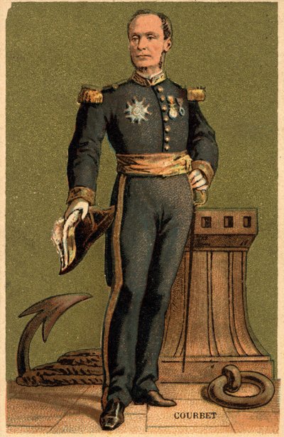 Portrait of Amédée Anatole Courbet, French Admiral (1827 -1885) by Unknown artist