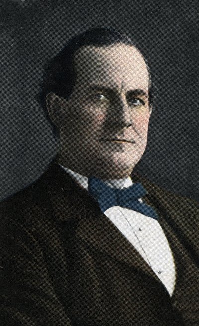 Portrait of American Politician William Jennings Bryan (1860-1925), Early 20th Century Chromolithograph by Unknown Artist