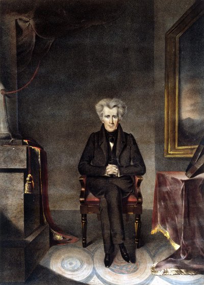 Portrait of Andrew Jackson (1767 - 1845) American statesman by Unknown artist