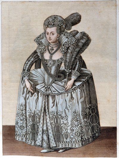 Portrait of Anne of Denmark Queen of England (Copenhagen) by Unknown artist